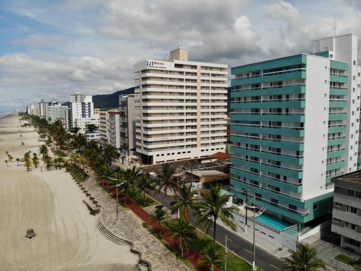 Ferienwohnung Apto Pe Na Areia Ar Condicionado Internet Estacionamento Portaria 24H Praia Grande  Exterior foto